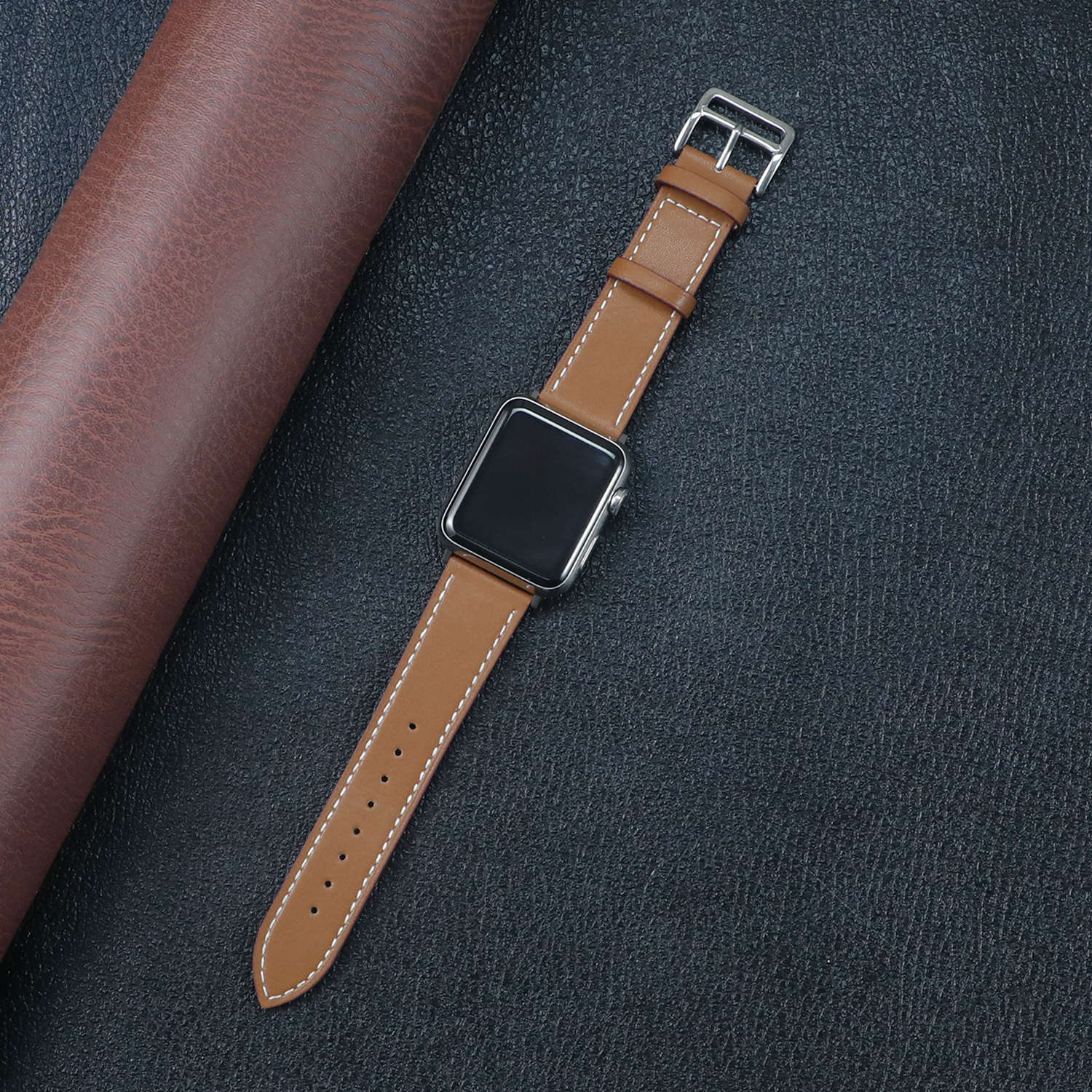 

Кожаный ремешок для Apple Watch band 44мм 40мм 42мм Браслет Single tour correa iWatch series 8 SE 7 6 5 4 Ultra 49мм 45мм 41мм 38mm 40mm 41mm