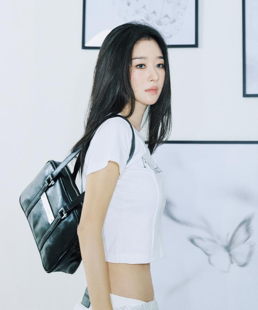 Nick&Nicole Crystal Leather Mini Boston Bag_5 Color