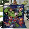 1pc Spider-Man Printing Blanket - Soft, All-Season Throw for Office Blanket,  | Personalized Gift with Adorable Cartoon Design