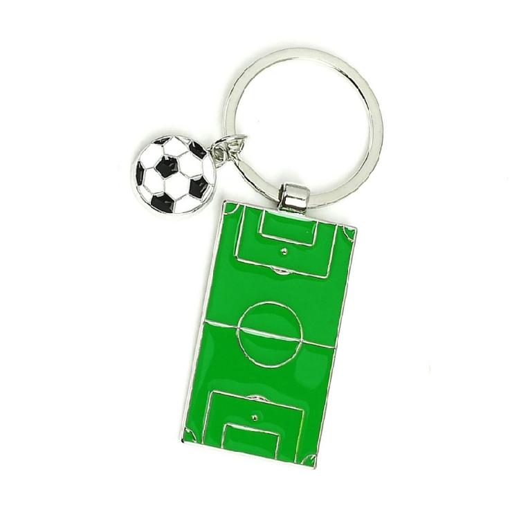 Sports Fan Keychain Tennis and Racket Charm Tennis Accessory Tennis Keyring Alloy Texture Suitable for Everyday Use