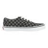 Vans Active Canvas Low Top Kids Skate Shoes Black Gray Checkerboard Kids Sneakers VN0A3MWACOC