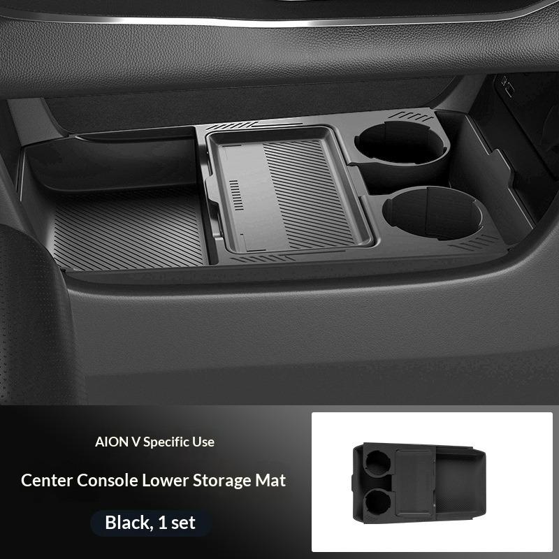 

Suitable for 26 Models of Gac Aion I60/aion V Under-center Console Storage Box Multi-functional Lower Storage Box Accessories чорний