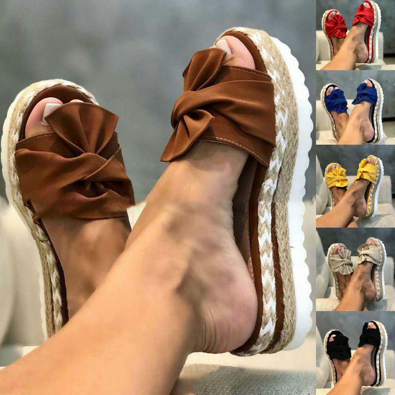 Stylish Bow Knot Sandals Shoes For Women With Comfortable Inner Lining For Everyday Use