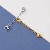 6pcs Alloy Chain Extenders for Jewelry Making, Lobster Clasp Closures, No Mosaic, Bracelet & Necklace Accessories