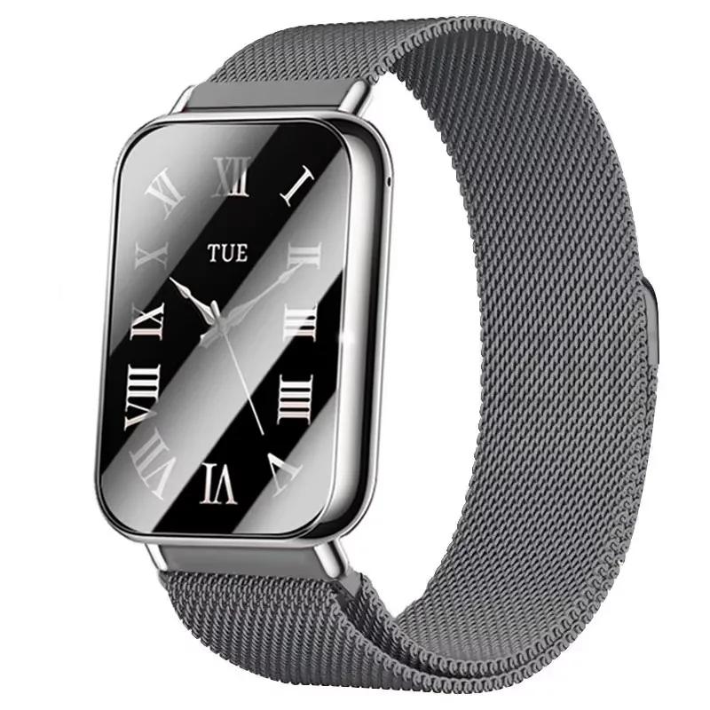 9pro Strap for Xiaomi Mi Band 9 Pro/Mi Band 8 Pro Bracelet Milanese Loop Band Belt Correa for Redmi Watch 4 Strap Accessories