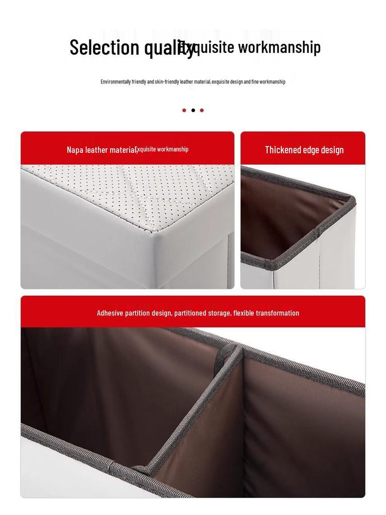 Toyota Sienna Middle Row Foldable Seat Organizer & Storage Box