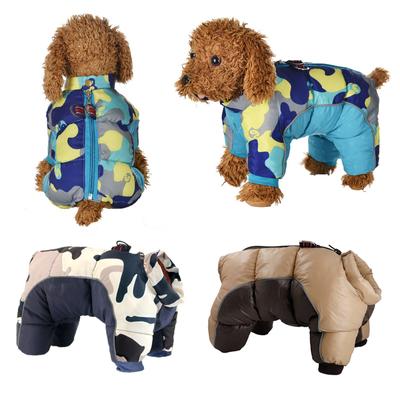 Ropa de invierno para perros, abrigo cálido para cachorros, chaqueta impermeable y reflectante para perros, chihuahua, bulldog francés, pug, monos
