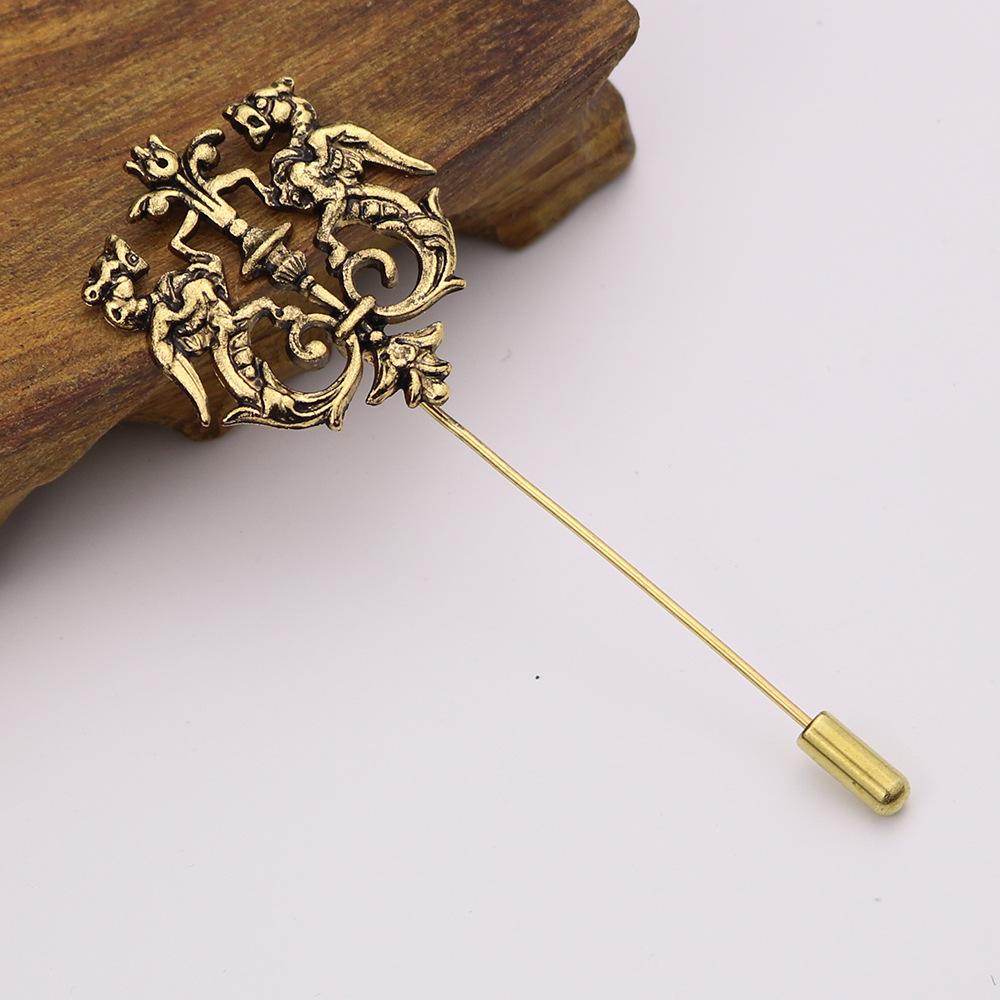 

Elegant Lapel Pins Gifts For Men Classic Metal Pins Suit Brooch Luxury Women s Brooch Suit Accessories Gentleman Wholesale