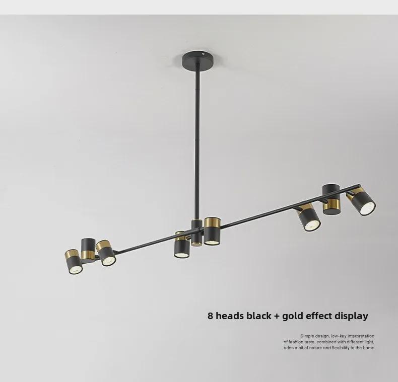 Modern Post-Modern Multi-Head LED Chandelier: Stylish Luxury for Dining Tables, Restaurants, and Bars