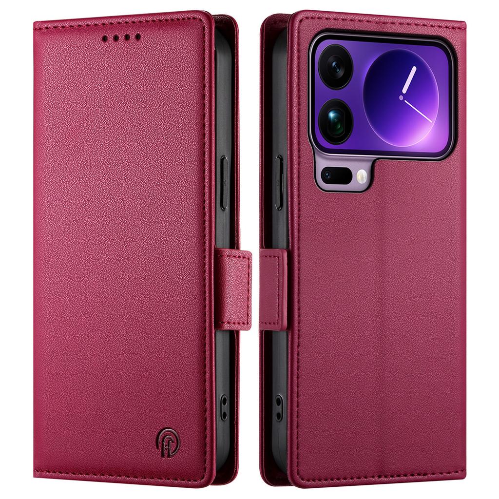 For Xiaomi 17 Pro Max Stand Case PU Leather Wallet Phone Cover