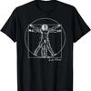 Vintage Vitruvian Man By Leonardo Da Vinci Famous Artist T-Shirt