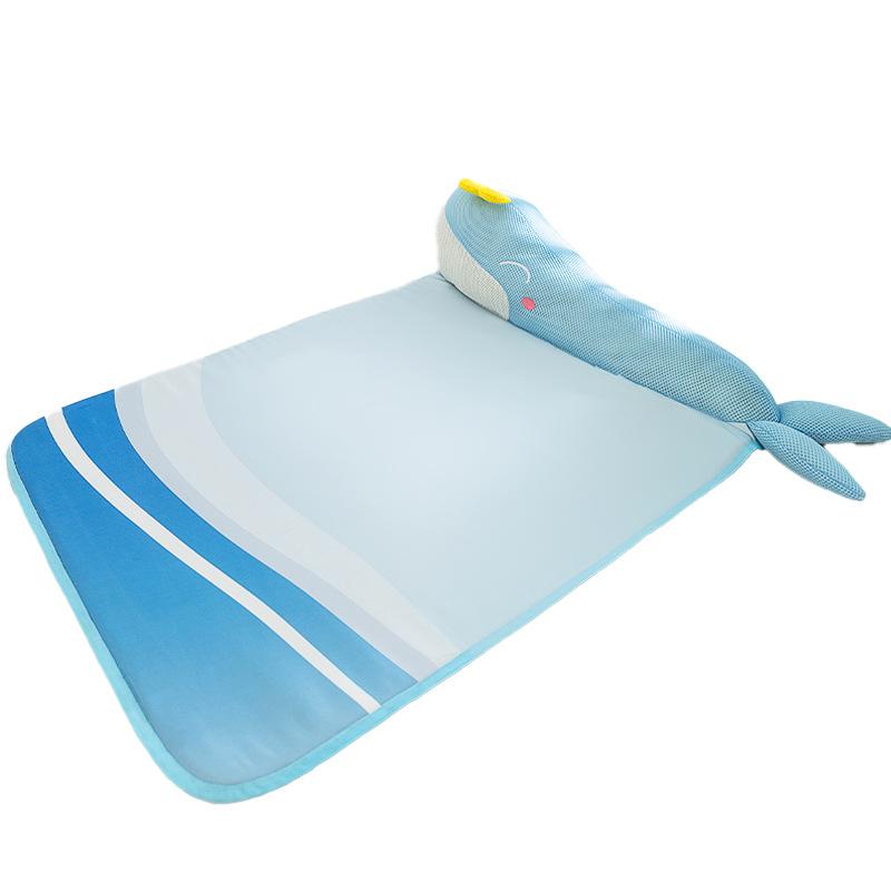 

Весенние и летние коврики в форме китов для кошек и собак, коврики для дома, защитные подголовники, дышащие товары для кошек S