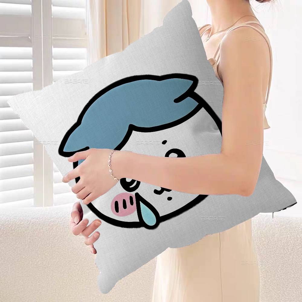 Kawai Cartoon HHachiware Pillow Cushion Cover Pillowcase Living Room Sofa Home Decor Customized