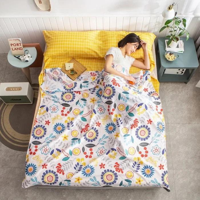 New Cotton Dirty Proof Sleeping Bag Hotel Travel Accommodation Dirty Proof Sleeping Bag