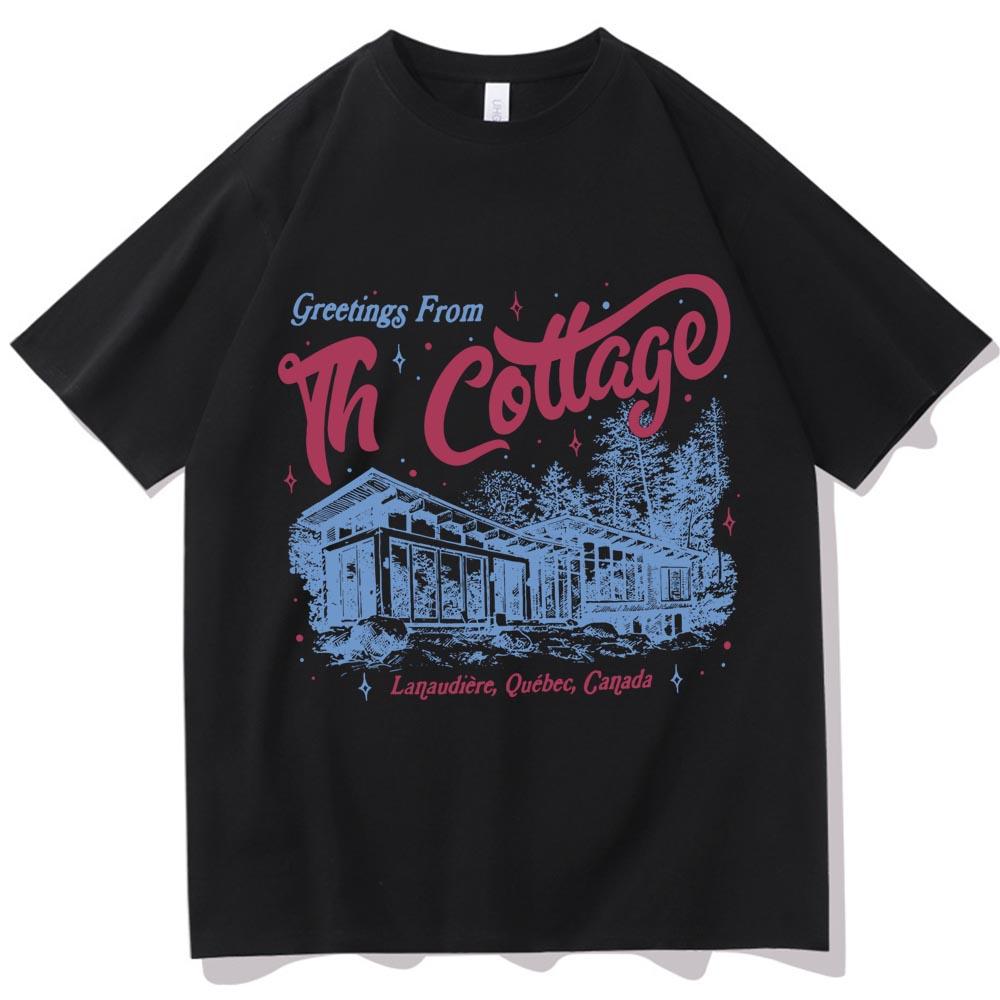 Damen Vintage Beheiztes Rivalität Ich Komme Zum Ferienhaus Sommer Mode T-Shirt Tee Unisex Streetwear Lässige Sommer Oberteile