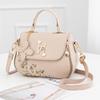 Bestickte Handtasche für Damen, New Network Red, modische Umhängetasche, vielseitige Umhängetasche aus PU-Leder