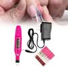 Electric Nail File Set With Portable Grinder For Manicure Enthusiasts And Nail Art Practice