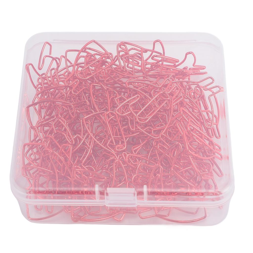 60PCS Paper Clips Cute Cartoon Bookmark Metal Marking Clip for Office Files Invitation Cards School