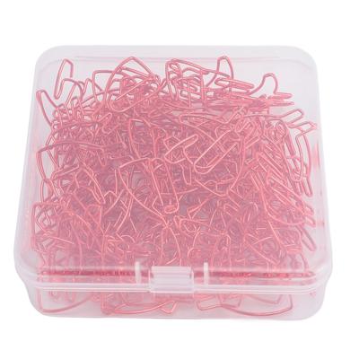 60PCS Paper Clips Cute Cartoon Bookmark Metal Marking Clip for Office Files Invitation Cards School
