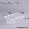 Disposable Transparent Food Containers