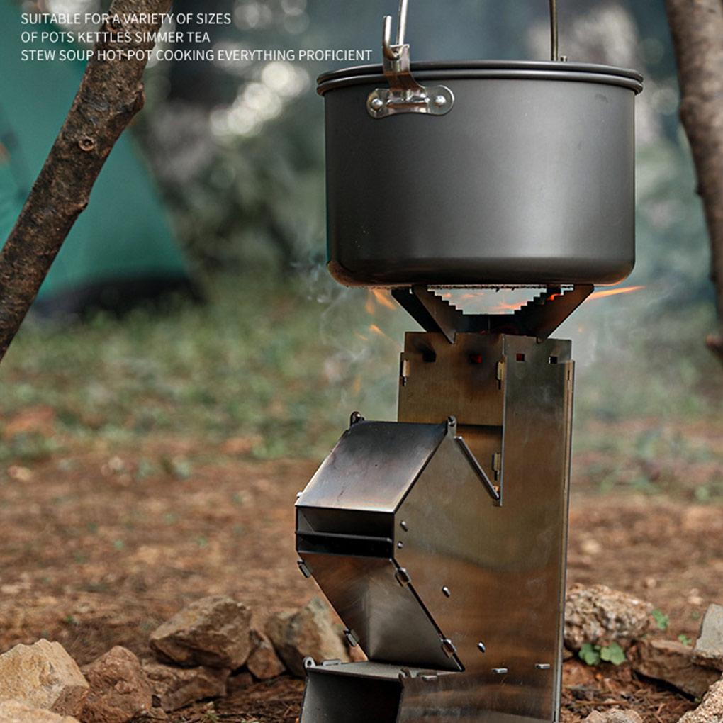 Stove Solid Furnace Split Detachable Portable Stoves Supply Accessory