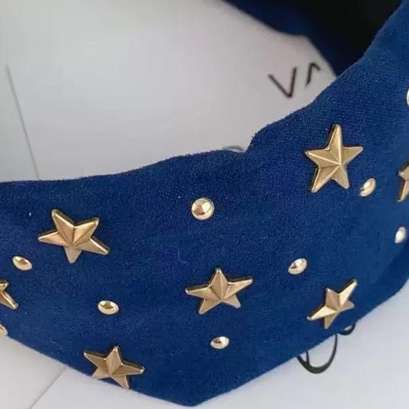 Stylish Star Hairband Korean Styles Design Soft Fabric Hair Accessory For Women Girls Casual Outfit