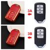 TPU Car Remote Key Case Cover Protector Shell Fob For Honda CRV CR-V Fit Civic Accord HR-V HRV City Odyssey XR-V Accessories