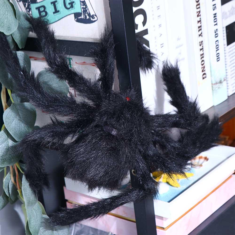 Props Halloween Party Decoration DIY Ornament Artificial Spider Black Spider Horror Giant Spider Haunted House Decor