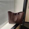 Street Style Large Pu Tote Bag For Women With Magnetic Closure And Inner Phone Pocket