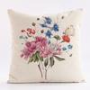 Nordic Vintage Floral Pattern Throw Pillow Cover With Short Plush Print Living Room Sofa Decoration Cushion Cover Pillow Covers