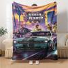 Gta Customize Text Blanket Gift Customizable Blanket Soft & Cozy for Bed Chair Home Decor Living Room Four Seasons Universal