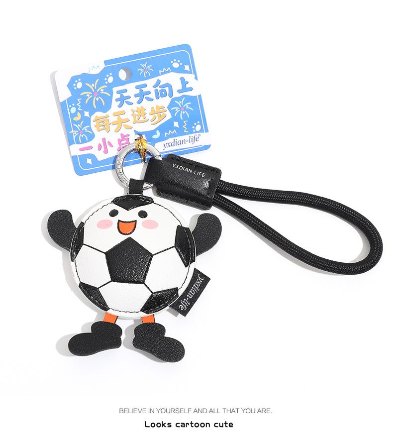 Soccer Keychain, Creative Football Pendant for Backpack, Small Gift for Soccer Fans, for Day Celebrations