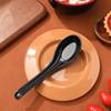 6pcs Plastic Soup Spoon Black Japanese Style Tableware For Camping Cooking Stirring Mixing Restaurant Spoons Kitchen Bar4
