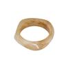 Bohemian Acrylic Bangle Smudging Retro  Hand Ring Creative Irregular Wide Bracelet  Gift