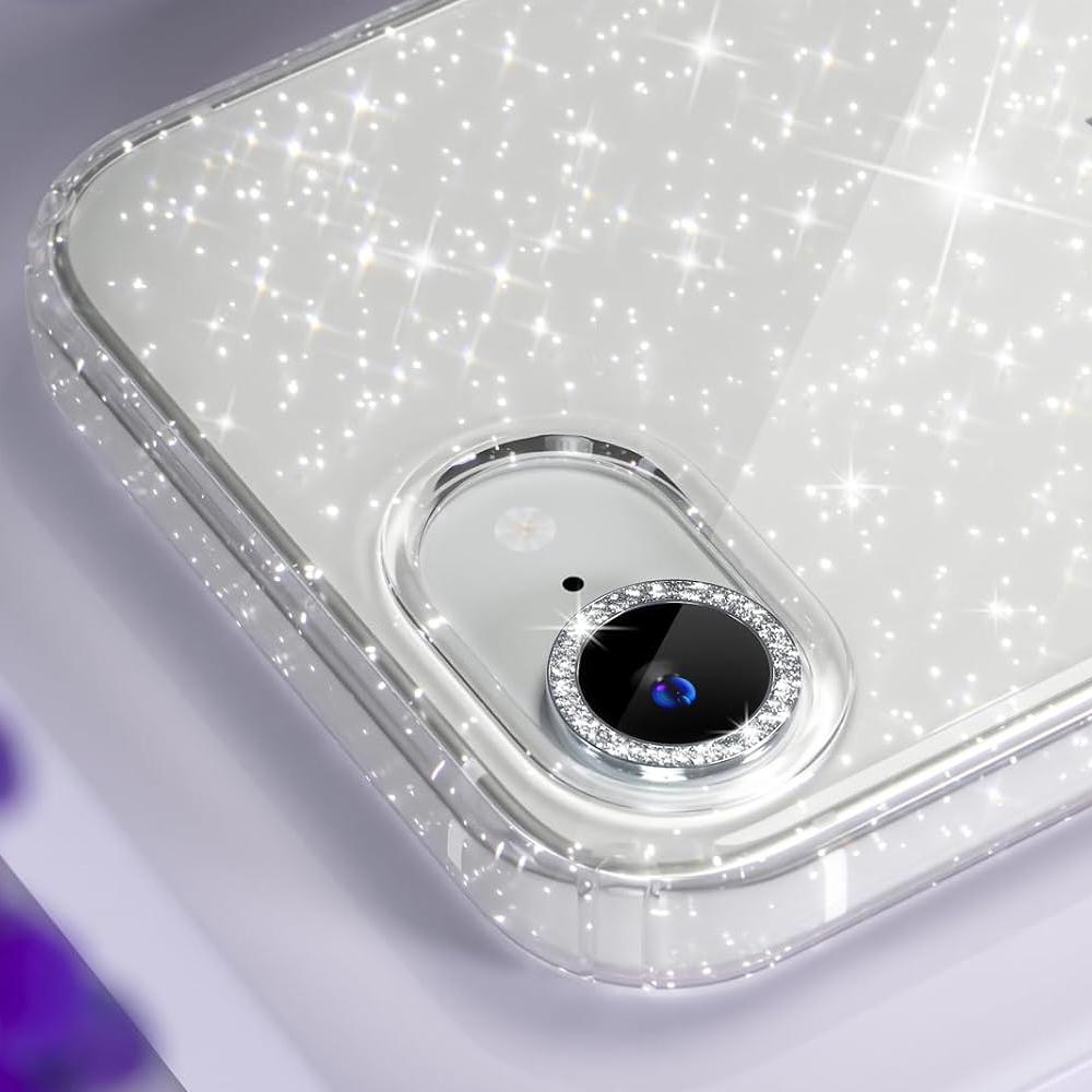 Glitter Clear For For Iphone 17E 16E 17 Air 16 Pro Max 1 Plus 14 13 Mini 12 11 17Pro Women Girls Cute Bling Phone Cover Accessories