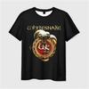 Neues Rock BAND Whitesnake Muster 3D Druck T-Shirt Herren Damen Mode Trendiger Street Style Heavy Metal Rock Kurzarm Oberteile T-Shirts