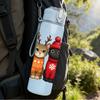 1PC Three Cat Winter Scarf Art 750ml Color Plastic Sports Water Bottle Leakproof Flip Straw Lid Suitable for Sports Office Home Use