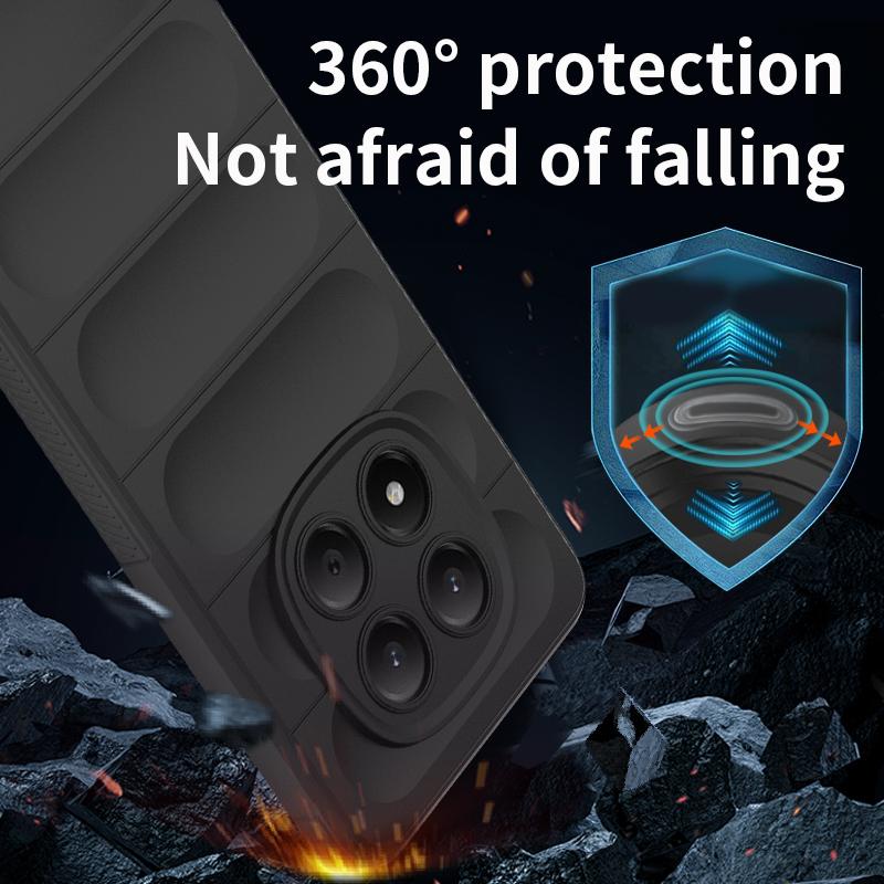 Soft Silicone Case for Redmi Note 15 Pro+ Shockproof Anti-slip Protective Back Case Redmi Note 15 5G Fundas Redmi Note 15 Pro 4G