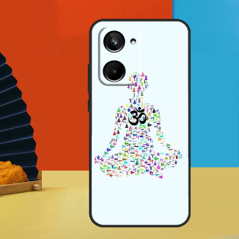 Aum Om Namaste Symbol Zen Yoga For Realme 11 9 10 12 Pro Plus C55 C53 C51 C33 C31 C30 C25s C21Y C15 C11 GT3 GT Neo 5 Case