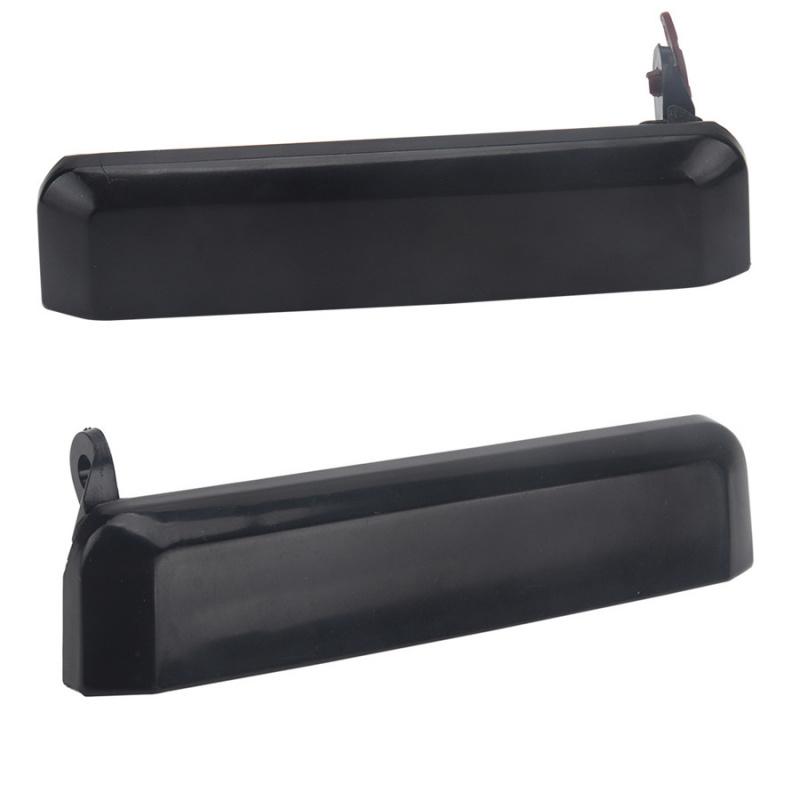 1 Pair Exterior Front Door Handles In Black for 86-97 D21 Hardbody Pickup Pathfinder 8060601A10, 8060701A10