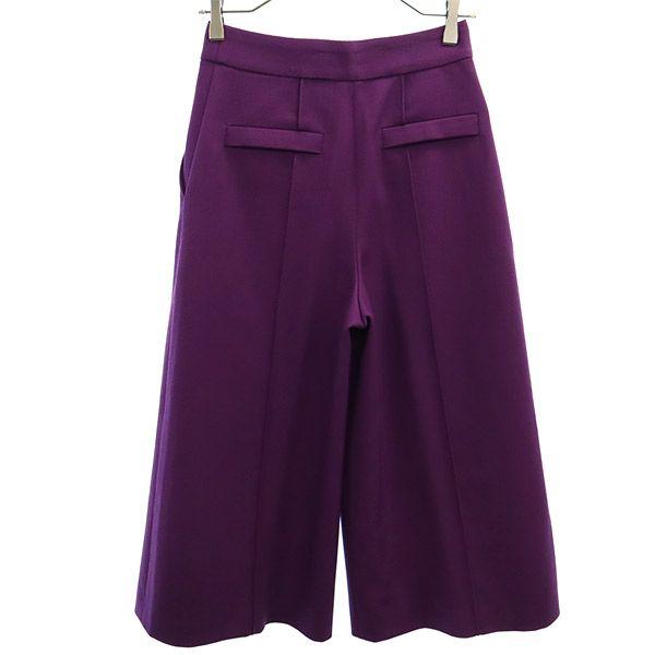 CYCLAS Wool Blend Wide Pants 32 Purple Women Used