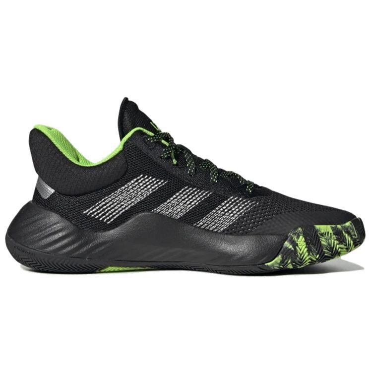 Marvel x adidas D.O.N. Issue #1 J Stealth Spider-Man Kids Sneakers Black Core-Black Team-Solar-Green EF2933