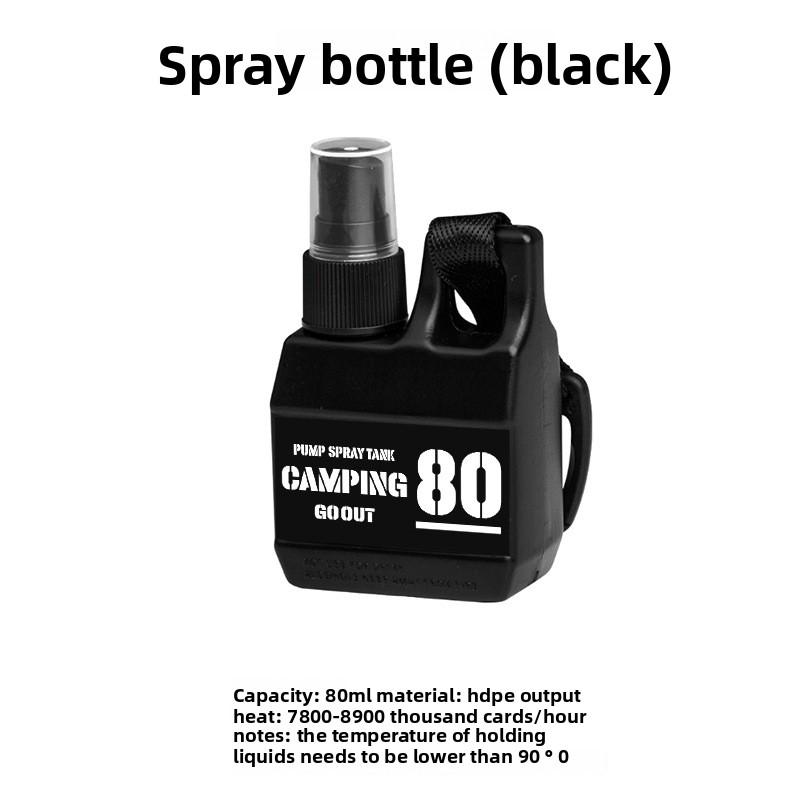 Portable Spray Bottle, Multifunctional Refillable Travel Bottle with Carabiner, Leakproof Empty Container for Camping, Hiking, and Outdoor Activities