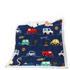 Blanket 2D Digital Printing Lamb Fleece Crystal Fleece Car Illustration Blanket Cover Blanket