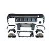 Mercedes X254 GLC Exhaust Tip Rear Diffuser Upgrade for 2023 GLC63 AMG