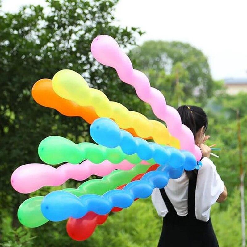 100PCS Spiral Balloon Holiday Activities Parties Birthday Wedding Decoration Celebration Layout Children Boys Girls Gift Toy