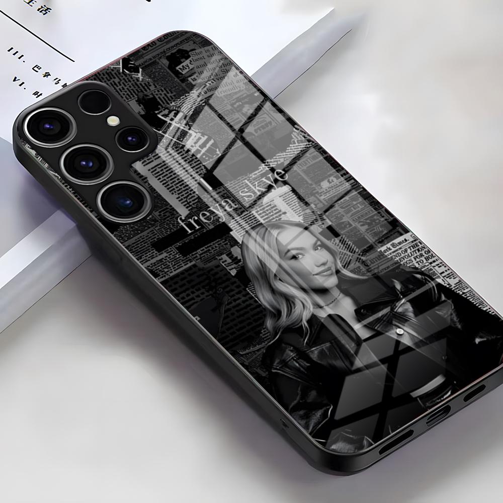 

F-Freya Skye Singer Phone Case For Samsung S26 S25 Edge Ultra S23 S22 S21 S20 Ultra Plus S24 Fe A54 A53 A25 Glass Cover Samsung S23 Ultra