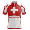 2026 Zwitsers Kortarmig Fietsjersey, Suisse Kleding, MTB Racefiets Sportshirt, Motocross Kleding, Comfortabel Shirt