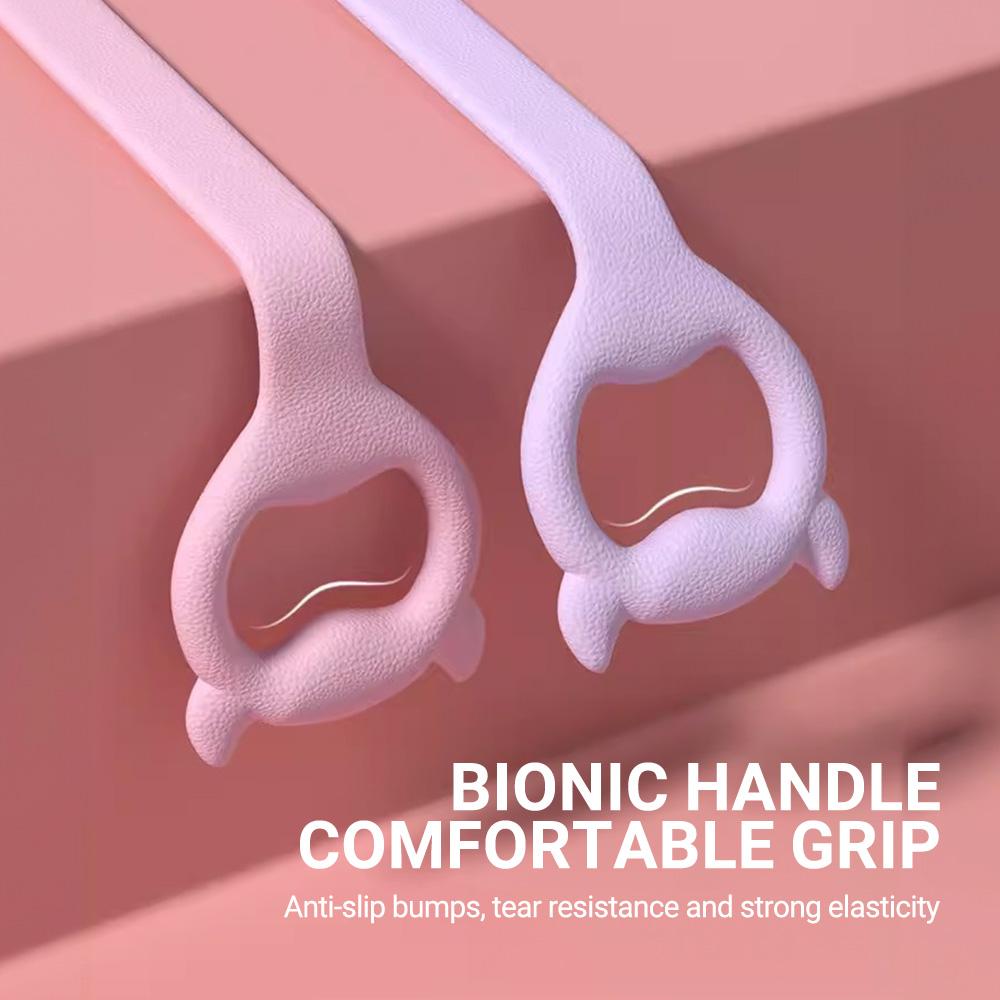 Lina do ćwiczeń jogi 8 słów ekspander klatki piersiowej elastyczne taśmy sprzęt do ćwiczeń gimnastycznych elastyczne rurki do treningu mięśni lina napinająca