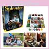 Splendor Jogo de Tabuleiro Versão Completa em Inglês Caixa Para Festa em Casa Com Cartas Colecionáveis